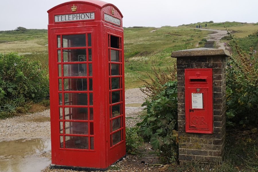 Birling Gap Red Post & Telephone Box