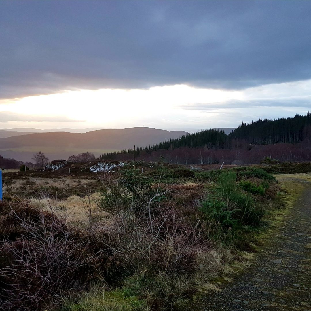 Sunrise, Loch Ness, Great Glen Way, Abriachan