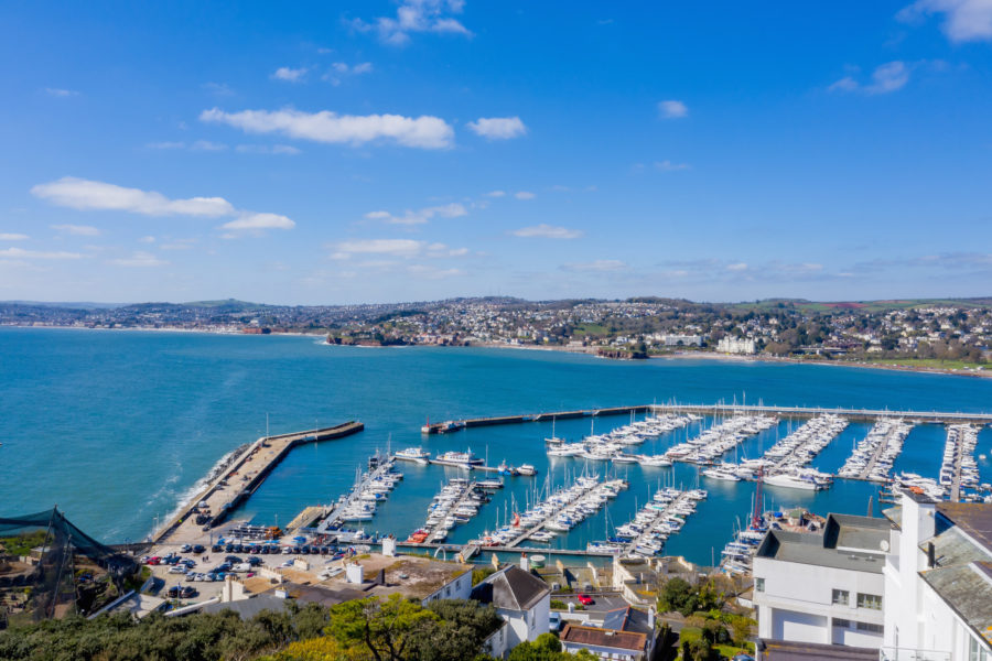 Haldon Pier and Torquay harbour from Vane Tower